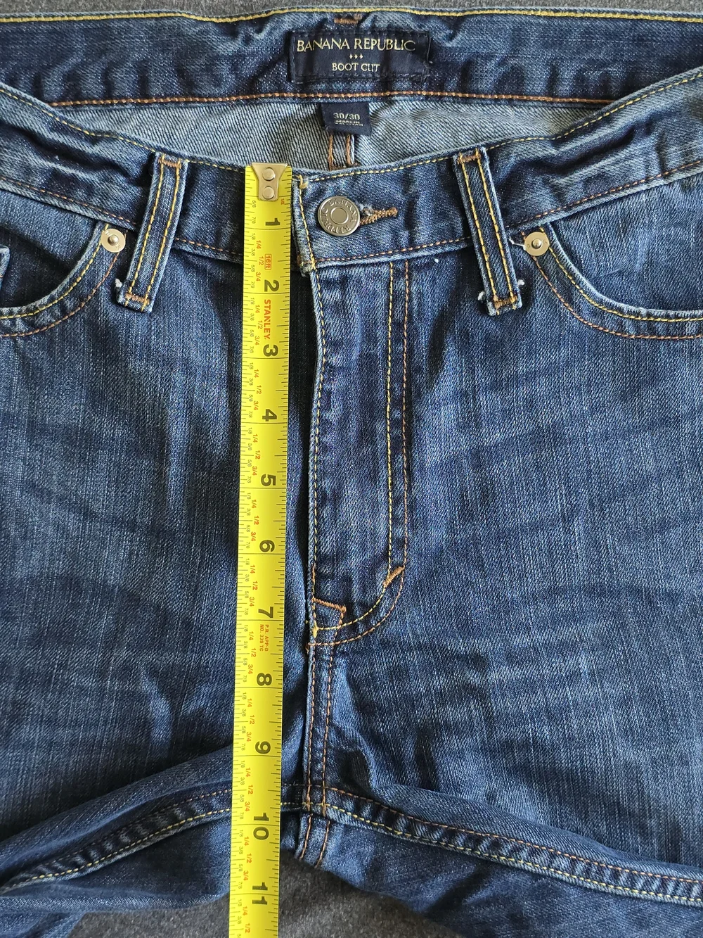 Banana Republic Bootcut Blue Denim Jeans Men's Size 30